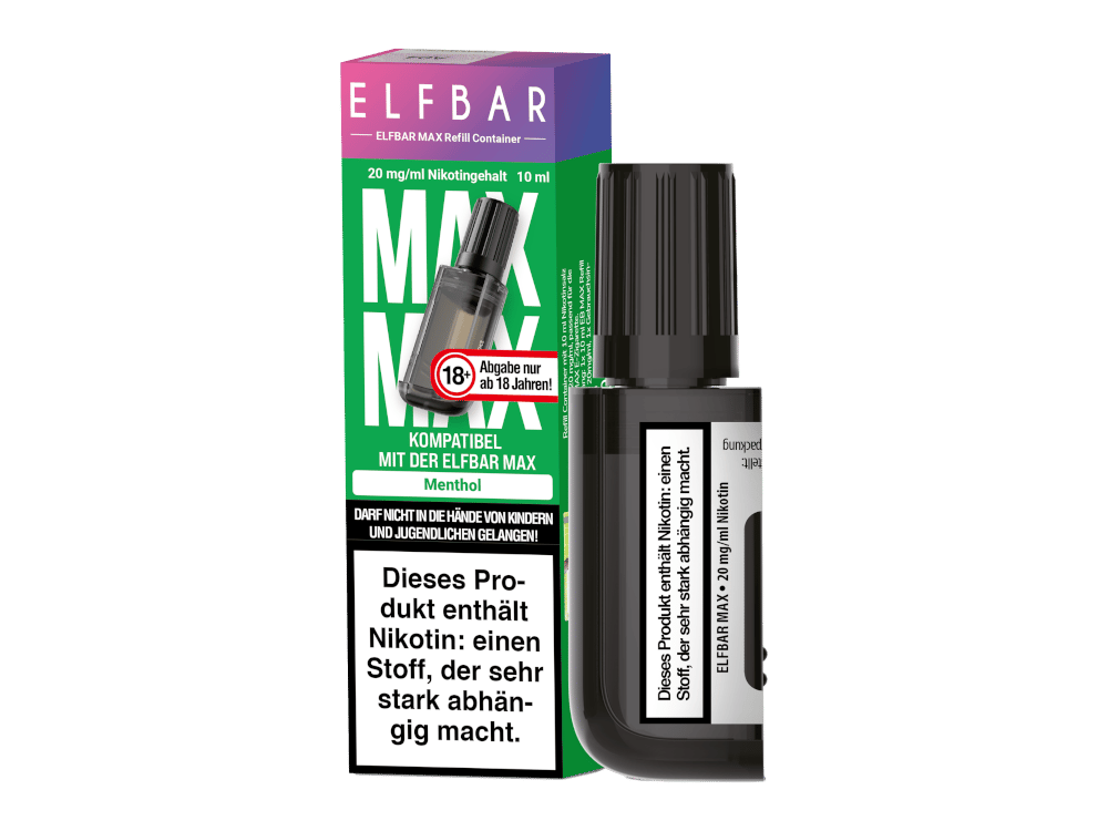 Elfbar - Max Refill Container - Menthol 20 mg/ml 10er Packung