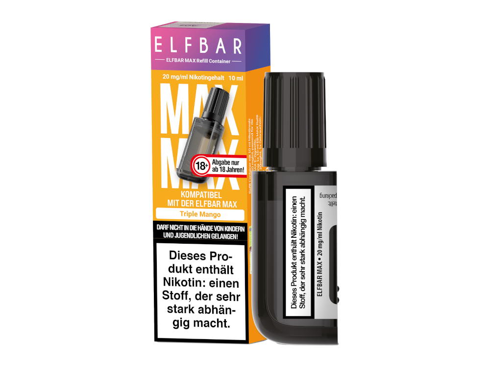 Elfbar - Max Refill Container - Triple Mango 20 mg/ml 10er Packung