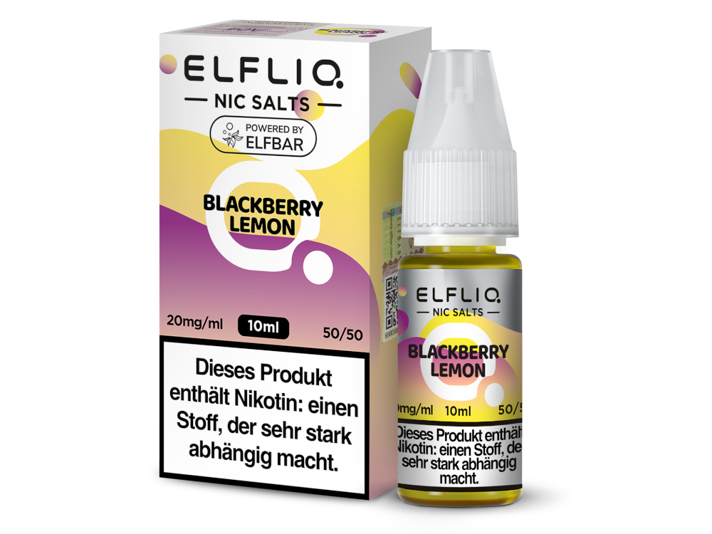 ELFLIQ - Blackberry Lemon - Nikotinsalz Liquid 20 mg/ml 200er Packung