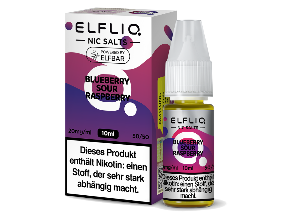 ELFLIQ - Blueberry Sour Raspberry - Nikotinsalz Liquid 20 mg/ml 200er Packung