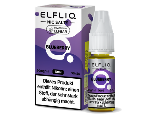 [EQNSL10BY-20-H] ELFLIQ - Blueberry - Nikotinsalz Liquid 20 mg/ml 10er Packung