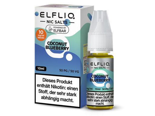 [EQNSL10CB-10-H] ELFLIQ - Coconut Blueberry - Nikotinsalz Liquid 10 mg/ml 10er Packung