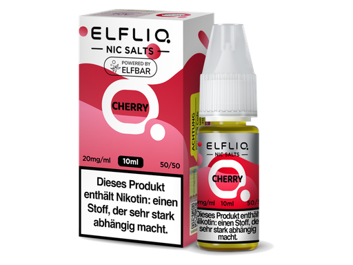 [EQNSL10CH-20] ELFLIQ - Cherry - Nikotinsalz Liquid 20 mg/ml
