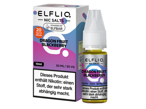 [EQNSL10DB-20] ELFLIQ - Dragon Fruit Blackberry - Nikotinsalz Liquid 20 mg/ml