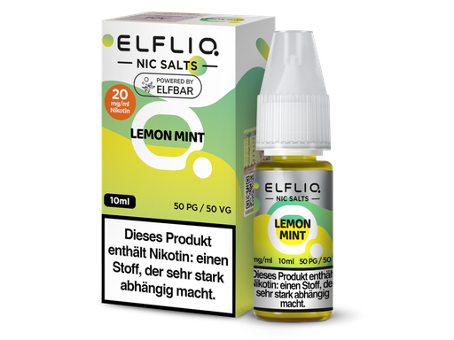 [EQNSL10LM-20-H] ELFLIQ - Lemon Mint - Nikotinsalz Liquid 20 mg/ml 10er Packung