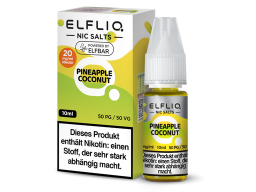 [EQNSL10PC-20] ELFLIQ - Pineapple Coconut - Nikotinsalz Liquid 20 mg/ml
