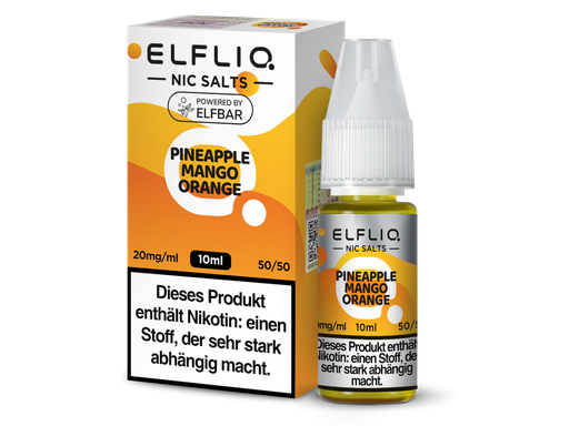 [EQNSL10PO-20-H] ELFLIQ - Pineapple Mango Orange - Nikotinsalz Liquid 20 mg/ml 10er Packung