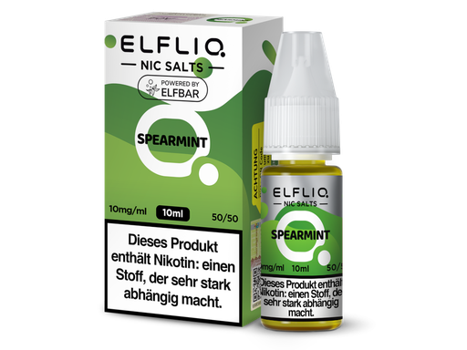 [EQNSL10ST-10-H] ELFLIQ - Spearmint - Nikotinsalz Liquid 10 mg/ml 10er Packung