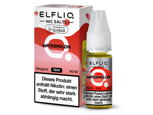 [EQNSL10WA-10-H] ELFLIQ - Watermelon - Nikotinsalz Liquid 10 mg/ml 10er Packung