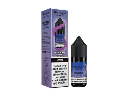 [EXNSL10BG-20] Elux - Blue Razz Gummy - Nikotinsalz Liquid 20 mg/ml