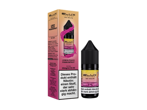 [EXNSL10LP-20] Elux - Lemon Peach Passion - Nikotinsalz Liquid 20 mg/ml