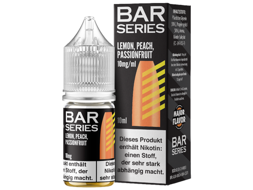 [BANSL10LP-20] Bar Series - Lemon Peach Passionfruit - Nikotinsalz Liquid 20 mg/ml