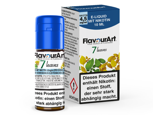 [FAL107L-4-H] FlavourArt - 7 Leaves E-Zigaretten Liquid 4,5 mg/ml 15er Packung