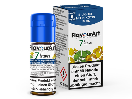 [FAL107L-9] FlavourArt - 7 Leaves E-Zigaretten Liquid 9 mg/ml