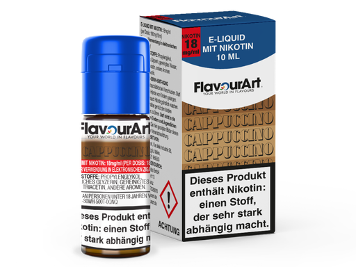 [FAL10CP-18] FlavourArt - Cappuccino E-Zigaretten Liquid 18 mg/ml