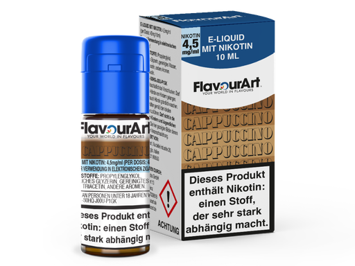 [FAL10CP-4-H] FlavourArt - Cappuccino E-Zigaretten Liquid 4,5 mg/ml 15er Packung