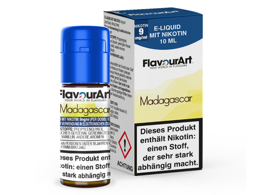 [FAL10MA-9-H] FlavourArt - Madagascar E-Zigaretten Liquid 9 mg/ml 15er Packung