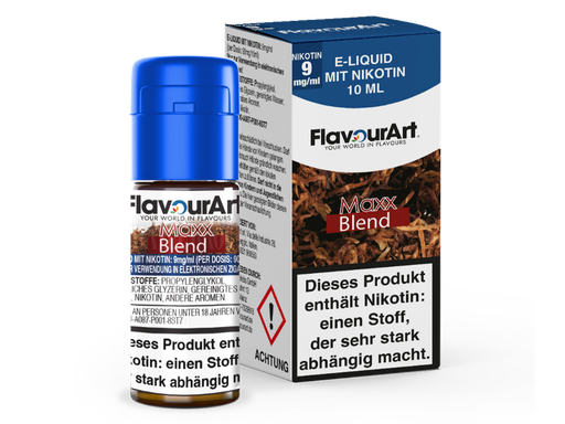 [FAL10MB-9-H] FlavourArt - Maxx-Blend E-Zigaretten Liquid 9 mg/ml 15er Packung