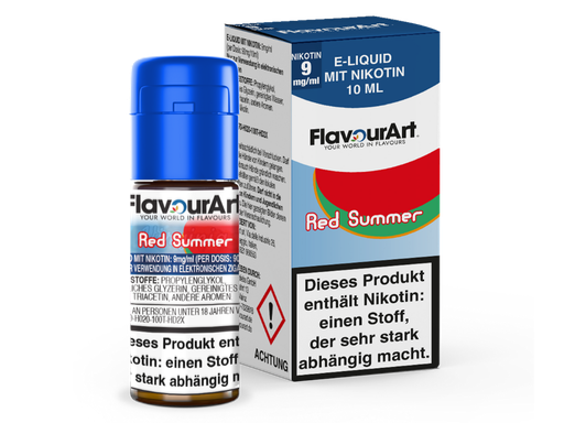 [FAL10RS-9] FlavourArt - Red Summer E-Zigaretten Liquid 9 mg/ml