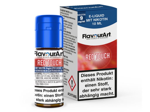[FAL10RT-9] FlavourArt - Red Touch E-Zigaretten Liquid 9 mg/ml