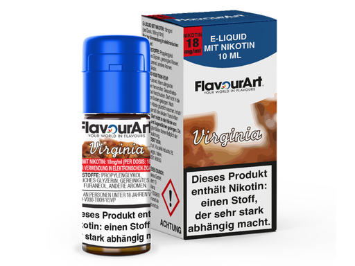 [FAL10VI-18] FlavourArt - Virginia E-Zigaretten Liquid 18 mg/ml