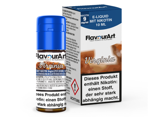[FAL10VI-9] FlavourArt - Virginia E-Zigaretten Liquid 9 mg/ml