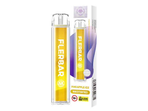 [FBEWM0-PI] Flerbar - M Einweg E-Zigarette - Pineapple Ice 0 mg/ml