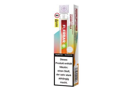 [FBEWM20-CC] Flerbar - M Einweg E-Zigarette - Cherry Cola 20 mg/ml