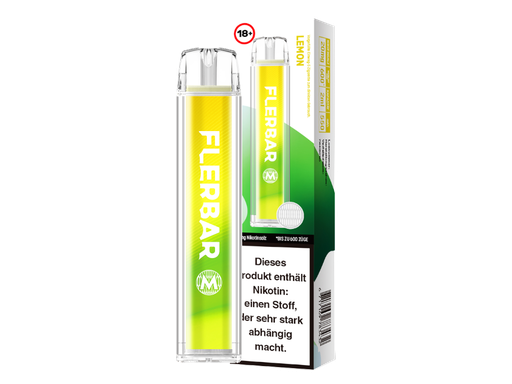 [FBEWM20-LE] Flerbar - M Einweg E-Zigarette - Lemon 20 mg/ml