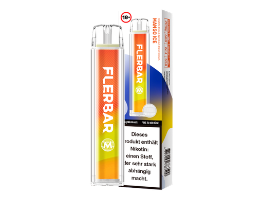 [FBEWM20-MI] Flerbar - M Einweg E-Zigarette - Mango Ice 20 mg/ml