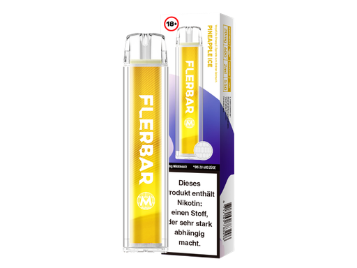 [FBEWM20-PI] Flerbar - M Einweg E-Zigarette - Pineapple Ice 20 mg/ml