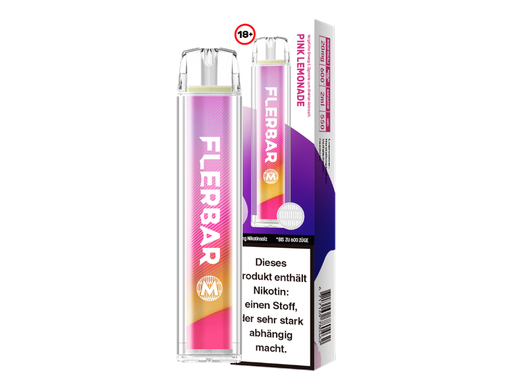 [FBEWM20-PL] Flerbar - M Einweg E-Zigarette - Pink Lemonade 20 mg/ml