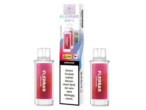[FBEWPP20-AI-L] Flerbar - POD Apple Ice 20 mg/ml (2 Stück pro Packung) 400er Packung