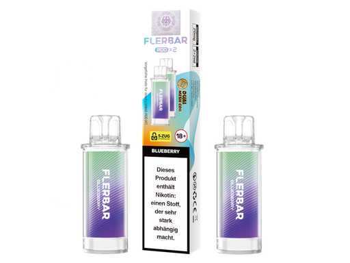 [FBEWPP20-BB-L] Flerbar - POD Blueberry 20 mg/ml (2 Stück pro Packung) 400er Packung