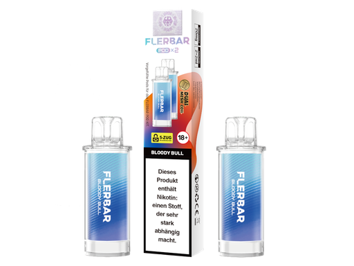 [FBEWPP20-BL] Flerbar - POD Bloody Bull 20 mg/ml (2 Stück pro Packung)