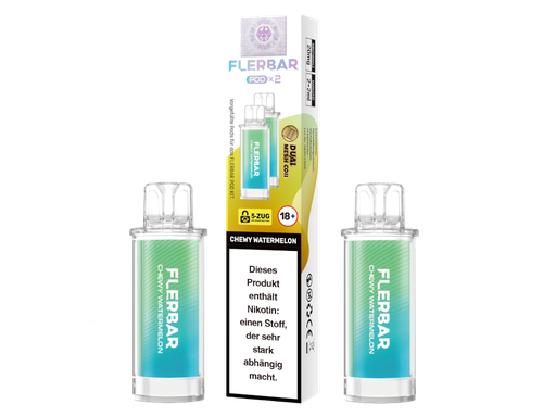 [FBEWPP20-CW-L] Flerbar - POD Chewy Watermelon 20 mg/ml (2 Stück pro Packung) 400er Packung