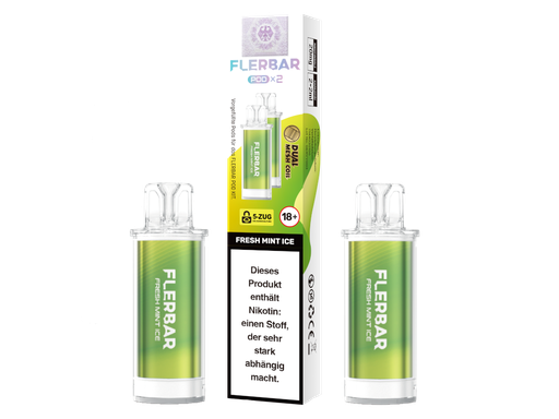 [FBEWPP20-FM] Flerbar - POD Fresh Mint Ice 20 mg/ml (2 Stück pro Packung)