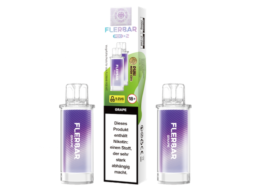 [FBEWPP20-GR-L] Flerbar - POD Grape 20 mg/ml (2 Stück pro Packung) 400er Packung