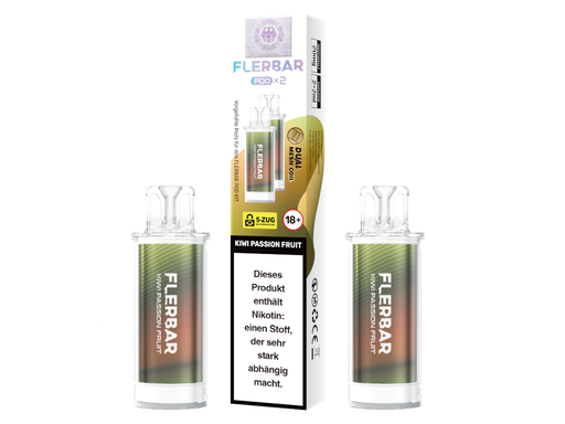 [FBEWPP20-KP] Flerbar - POD Kiwi Passion Fruit 20 mg/ml (2 Stück pro Packung)