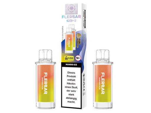 [FBEWPP20-MI-H] Flerbar - POD Mango Ice 20 mg/ml (2 Stück pro Packung) 10er Packung
