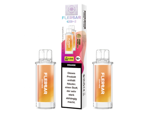 [FBEWPP20-OR-H] Flerbar - POD Orange 20 mg/ml (2 Stück pro Packung) 10er Packung