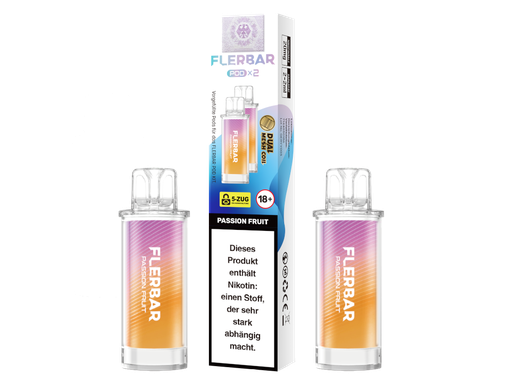 [FBEWPP20-PF] Flerbar - POD Passion Fruit 20 mg/ml (2 Stück pro Packung)