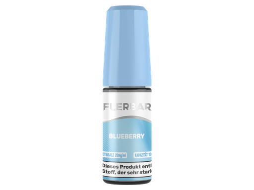 [FBNS10BB-20-H] Flerbar Liquid - Blueberry - Nikotinsalz Liquid 20 mg/ml 10er Packung