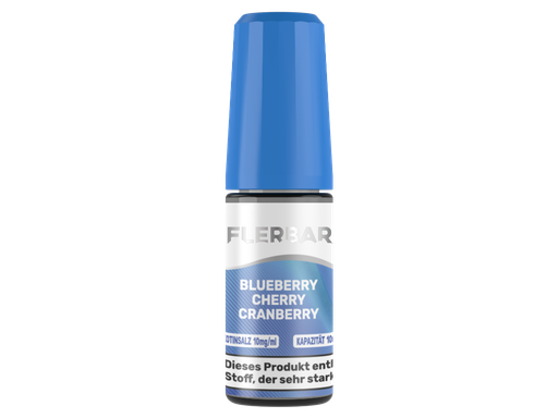 [FBNS10BC-10] Flerbar Liquid - Blueberry Cherry Cranberry - Nikotinsalz Liquid 10 mg/ml