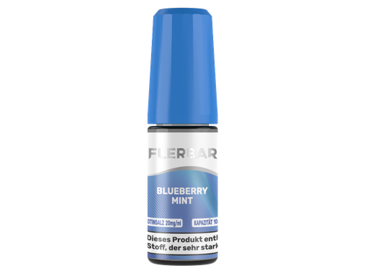 [FBNS10BM-20] Flerbar Liquid - Blueberry Mint - Nikotinsalz Liquid 20 mg/ml