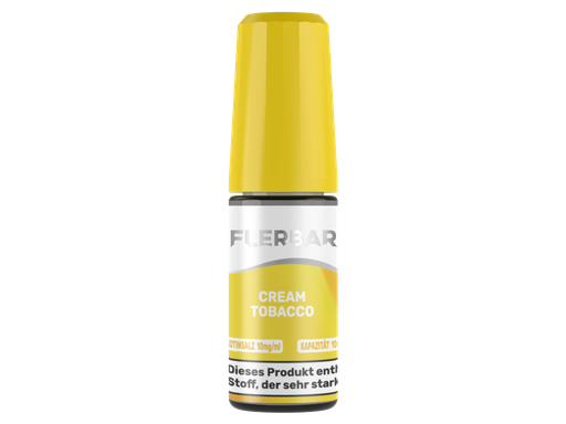 [FBNS10CT-10-K] Flerbar Liquid - Cream Tobacco - Nikotinsalz Liquid 10 mg/ml 400er Packung