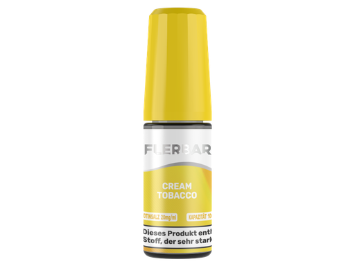 [FBNS10CT-20-H] Flerbar Liquid - Cream Tobacco - Nikotinsalz Liquid 20 mg/ml 10er Packung