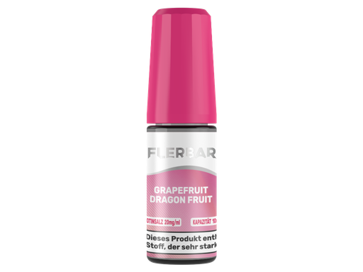 [FBNS10GD-20-H] Flerbar Liquid - Grapefruit Dragon Fruit - Nikotinsalz Liquid 20 mg/ml 10er Packung