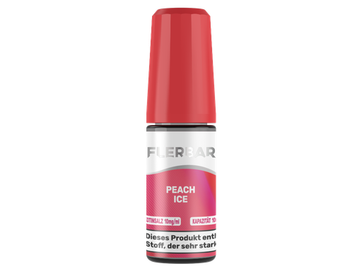 [FBNS10PC-10] Flerbar Liquid - Peach Ice - Nikotinsalz Liquid 10 mg/ml