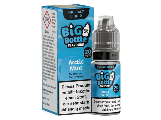 [BBNSL10AM-20] Big Bottle - Arctic Mint - Nikotinsalz Liquid 20 mg/ml